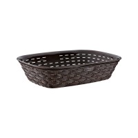 Хлібниця Irak Plastik 2,5 л під ротанг коричнева (12073)