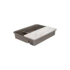 Органайзер для столових приборів Алеана зі вставкою какао/біла троянда (алн 167402/какао/біла роза)