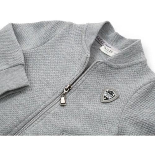 Кофта дитяча на блискавці Breeze (13593-74B-gray)