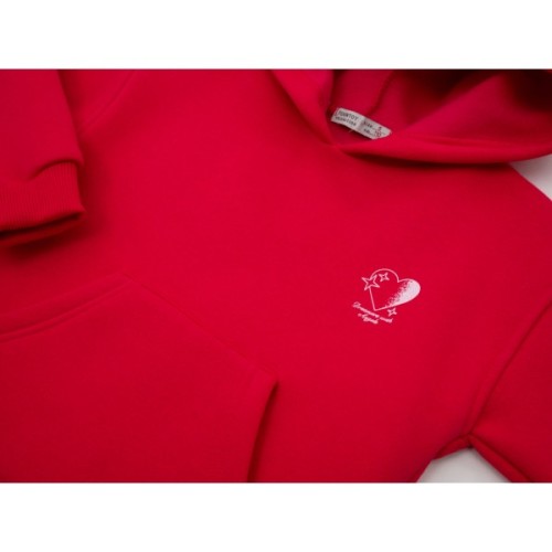 Кофта дитяча Toontoy худи флісова (24907-116G-fuchsia)