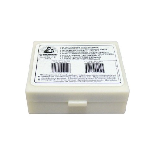 Набір мікропрепаратів Konus Здорові тканини людського тіла, частина I 10 шт (4910)