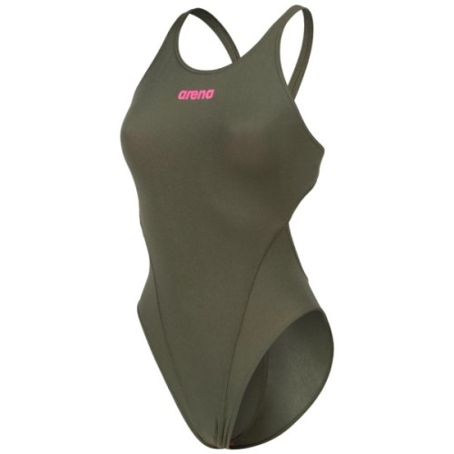 Купальник Arena Team Swimsuit Swim Tech Solid 004763-609 темно-зелений 42 (3468337774556)