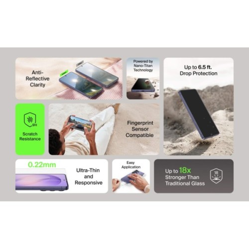 Скло захисне Belkin Titan SmartShield Samsung Galaxy S26 Ultra (OVB074HQ)