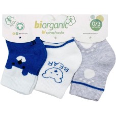 Шкарпетки дитячі Bibaby з ведмедиками (68407-0-3-blue)