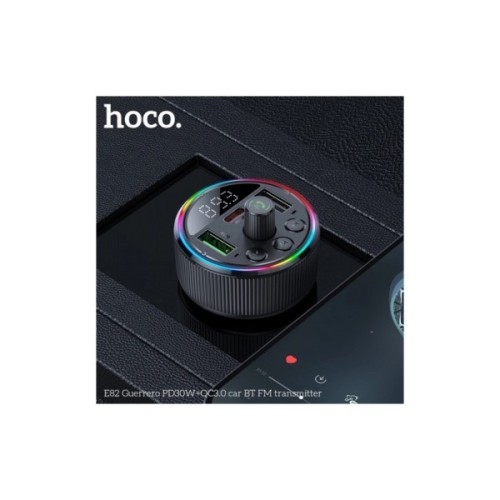 FM модулятор HOCO E82, Black, Box