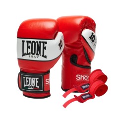 Боксерські рукавички Leone GN047 Shock Red 12 унцій (GN047_Red_12oz) Боксерські рукавички Leone GN047 Shock Red 12 унцій (GN047_Red_12oz)