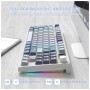 Клавіатура Attack Shark K86 RGB Wireless/Bluetooth/USB UA Retro Grey (K86MN_AS)