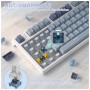 Клавіатура Attack Shark K86 RGB Wireless/Bluetooth/USB UA Retro Grey (K86MN_AS)