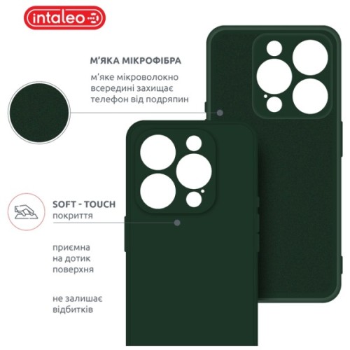 Чохол до мобільного телефона Intaleo SoftShell Apple iPhone 15 Pro Dark Green (1283126585333)