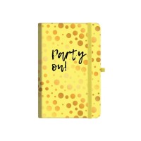 Книга записна Optima Party on А5 128 аркушів лінія (O20812-32)