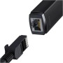 Перехідник USB-C to RJ45 Ethernet 1000Mbps black Baseus (WKQX000301)