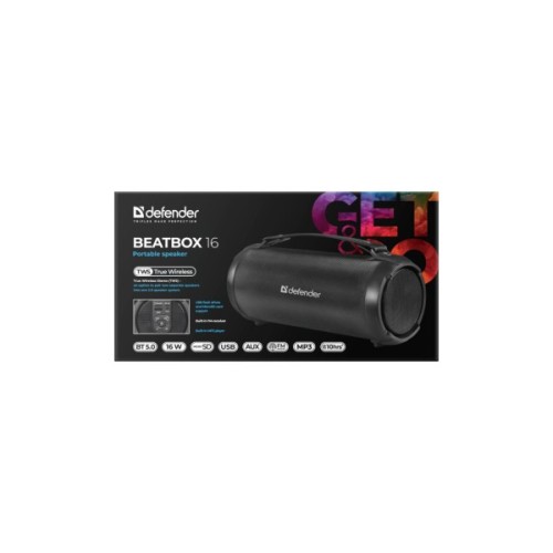 Акустична система Defender Beatbox 16 Black (65216)