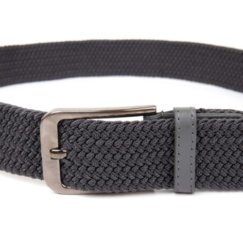 Ремінь Vintage Текстильний Сірий (20518)