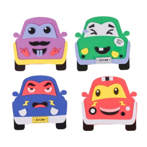 Набір для творчості 1 вересня Машинки Аплікація з фоамірану ЕВА (954590)