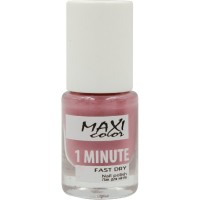Лак для нігтів Maxi Color 1 Minute Fast Dry 043 (4823082004522)