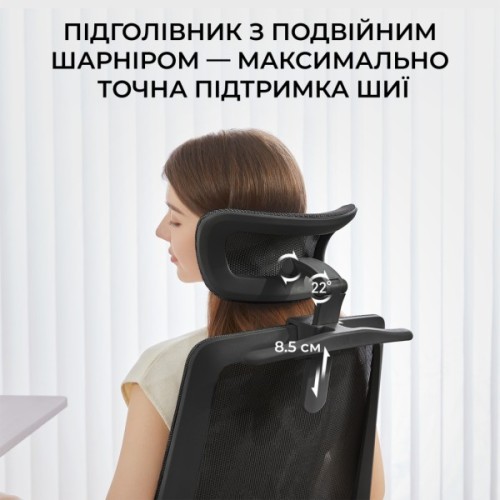 Офісне крісло Sihoo M59AS Mesh Black (M59AS-M302)