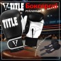 Боксерські рукавички Title Boxing Dynamic Strike Black/White 12 oz (XDBG 12 BK/WH)