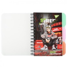 Блокнот Yes В6 Street guy 144 аркуша пластикова обкладинка (681982)
