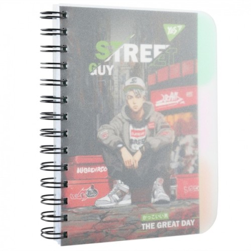 Блокнот Yes В6 Street guy 144 аркуша пластикова обкладинка (681982)