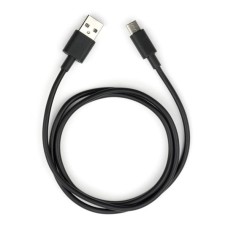 Дата кабель USB 2.0 AM to USB-C 1.0m PVC black Vinga (VCPDCTC1BK)