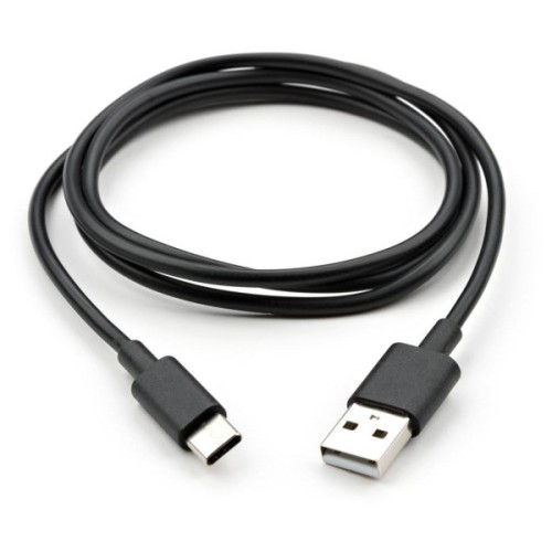 Дата кабель USB 2.0 AM to USB-C 1.0m PVC black Vinga (VCPDCTC1BK)