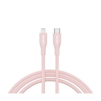 Дата кабель USB-C to Lightning 1.0m CLNM60 C-L 60W MFI Silicon Pink Canyon (CNS-CLNM60SC10PS)