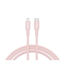 Дата кабель USB-C to Lightning 1.0m CLNM60 C-L 60W MFI Silicon Pink Canyon (CNS-CLNM60SC10PS)