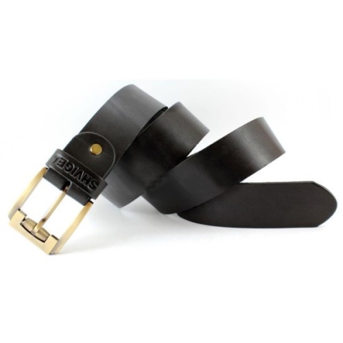 Ремінь Shvigel Шкіряний Чорний (00001)