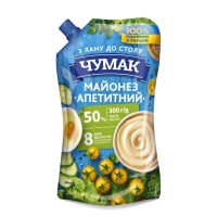 Соус Чумак Майонез Апетитний 50% 300 г (4823096003412)