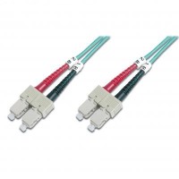 Оптичний патчкорд Digitus SC/UPC-SC/UPC, 50/125, MM, OM3, duplex, 1м (DK-2522-01/3)