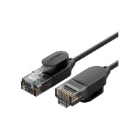 Патч-корд 5м, U/UTP CAT 6A Copper Ethernet Cable тонкий(діаметр 2.8мм) NW122 Black Ugreen (70654)