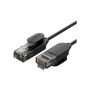 Патч-корд 5м, U/UTP CAT 6A Copper Ethernet Cable тонкий(діаметр 2.8мм) NW122 Black Ugreen (70654)