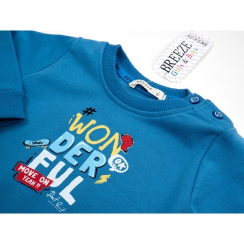 Спортивний костюм дитячий Breeze WONDERFUL (19411-92B-blue)