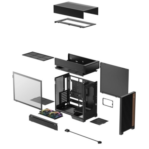 Корпус для ПК Deepcool CL660 Black (R-CL660-BKNNA0-G-1)