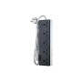 Мережевий фільтр живлення HOCO AC13A 5 роз, USB, USB-C, 17W, 1,5м, Black (HOCO AC13A/B)
