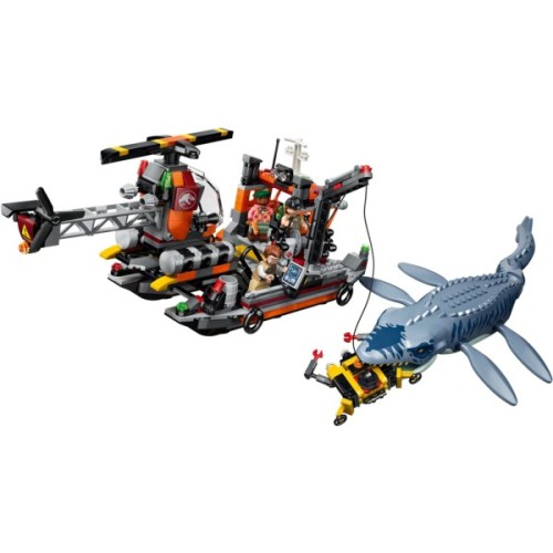 Конструктор LEGO Jurassic World Напад мозазавра на човен (77983)