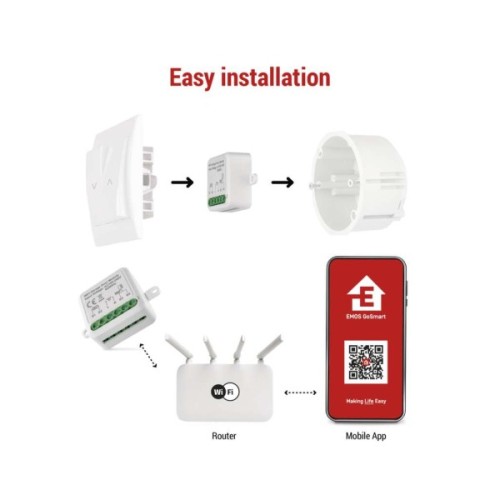 Модуль управління розумним будинком EMOS Smart Garage Door Control Module H5111 WiFi (H5111)
