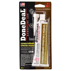 Герметик автомобільний Donedeal прокладок термостійкий силіконовий с медью 85мл (DD6729)