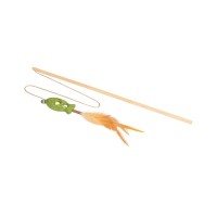Іграшка для котів Waucat Fun Natural Дражнилка з рибкою та пресованою м'ятою 60 см (6213)