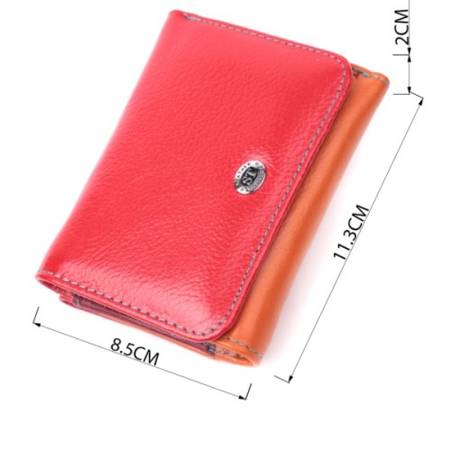Гаманець ST Leather З натуральної шкіри Різнокольоровий (22498)