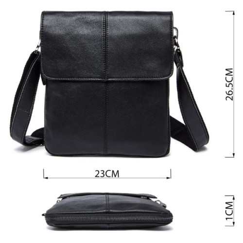 Сумка Vintage Шкіряна Чорна (14884)