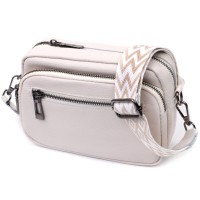 Сумка Vintage З натуральної шкіри Біла (22642)