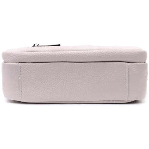 Сумка Vintage З натуральної шкіри Біла (22642)