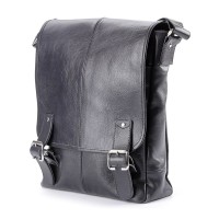 Сумка Shvigel Шкіряна Чорна (00919)