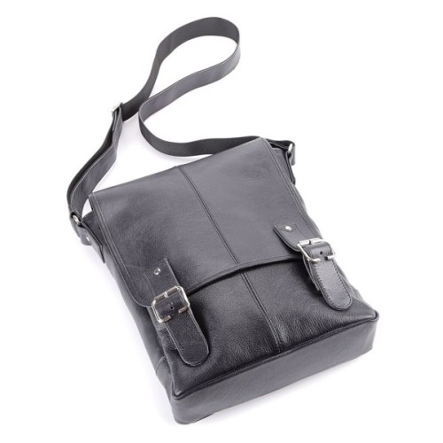 Сумка Shvigel Шкіряна Чорна (00919)