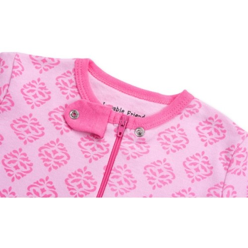 Чоловічок дитячий Luvable Friends для дівчаток на блискавці (83164.P.0-3)