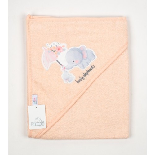 Рушник для купання дитячий Bimini для купання (66308-peach)