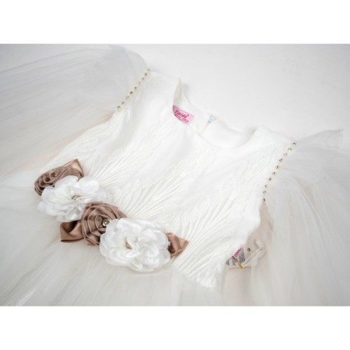 Плаття дитяче Tivido святкове (2130-128G-cream)