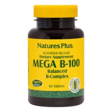 Вітамін Natures Plus B-комплекс повільного вивільнення, MEGA В-100, Nature's Plus (NTP1430)