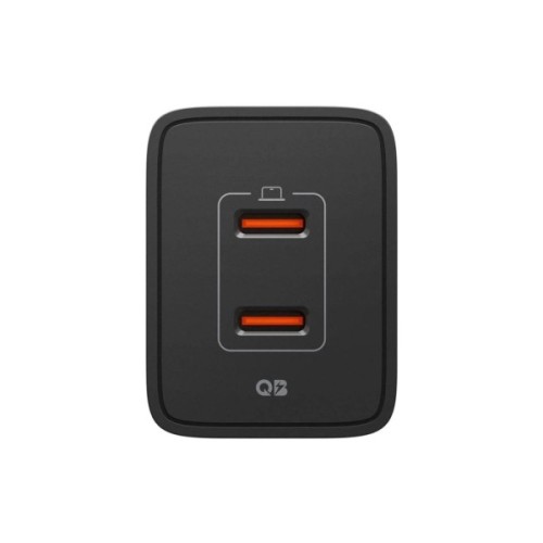 Зарядний пристрій Spigen 2xUSB-C PD 47W black (ACH09457)